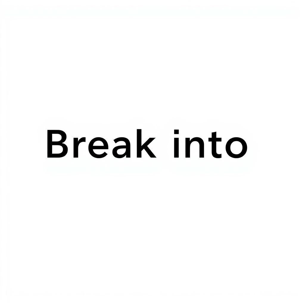 Domina el Phrasal Verb Inglés Break into Explora sus usos y significados