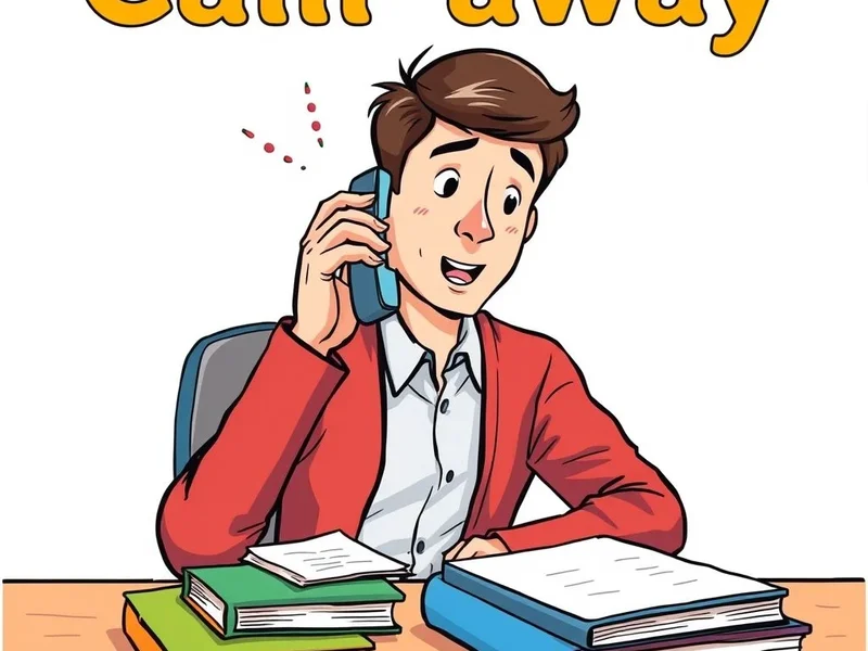 Compreendendo o phrasal verb Call away