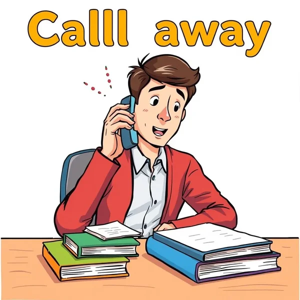 Compreendendo o phrasal verb Call away