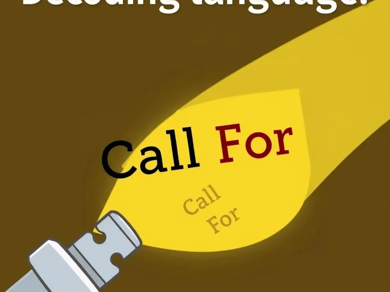 Decoding Call for: A Guide to This Essential English Phrasal Verb