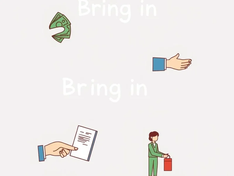 Understanding the English Phrasal Verb Bring in