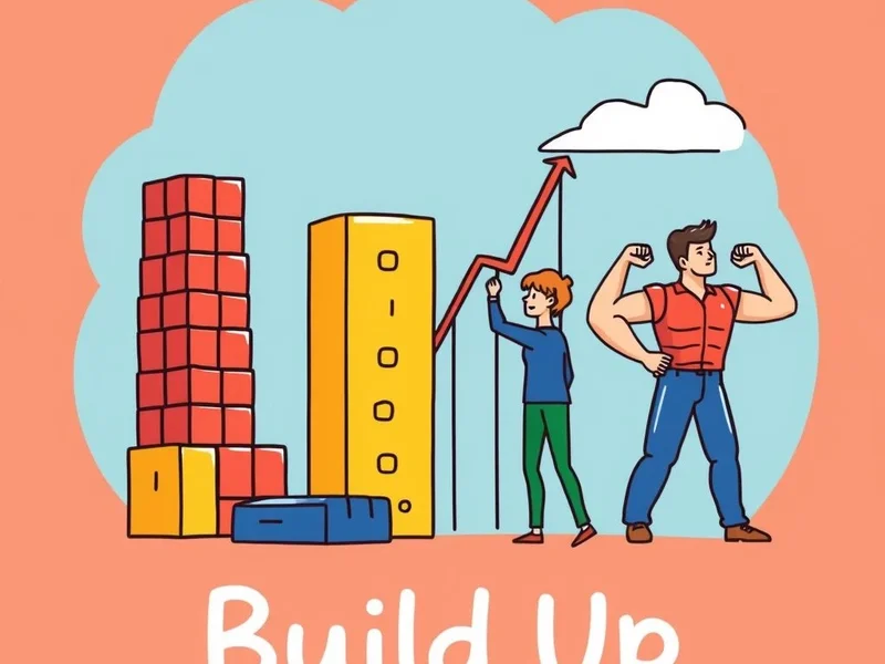Understanding the phrasal verb build up