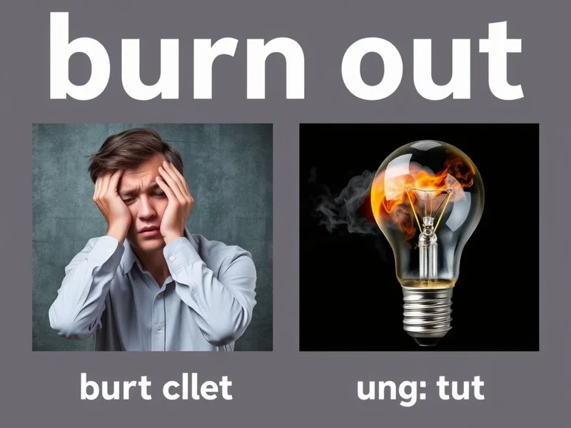 Understanding the phrasal verb burn out