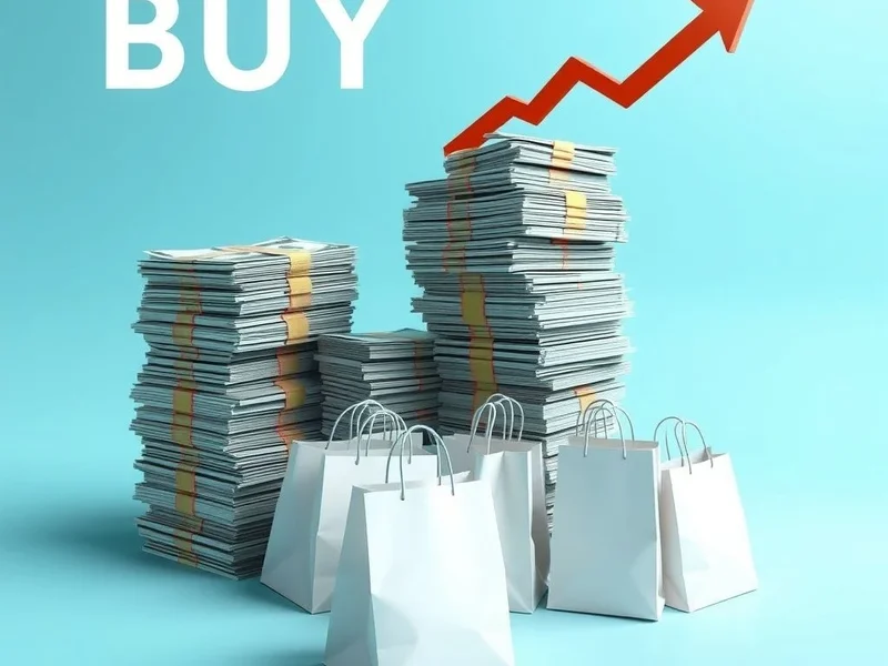 Image showing shopping bags or a graph indicating large purchases, with the text "Understanding Buy Up"