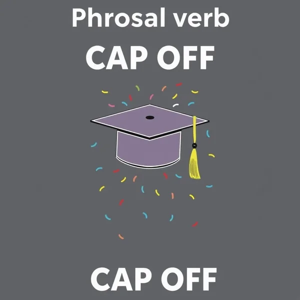 Image illustrating 'cap off' with a graduation ceremony finale