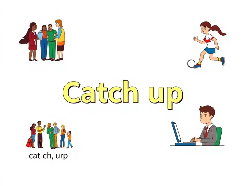 Comprensión del phrasal verb Catch up