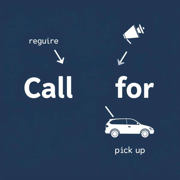 Decoding Call for: A Guide to This Essential English Phrasal Verb