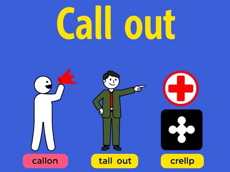 Understanding the Phrasal Verb Call Out