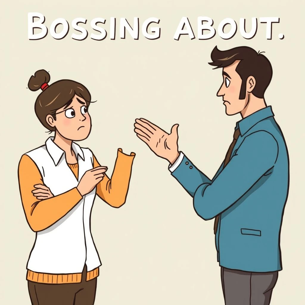 Hiểu Cụm Động Từ Boss About Trong Tiếng Anh: Nghĩa & Cách Dùng Chính Xác