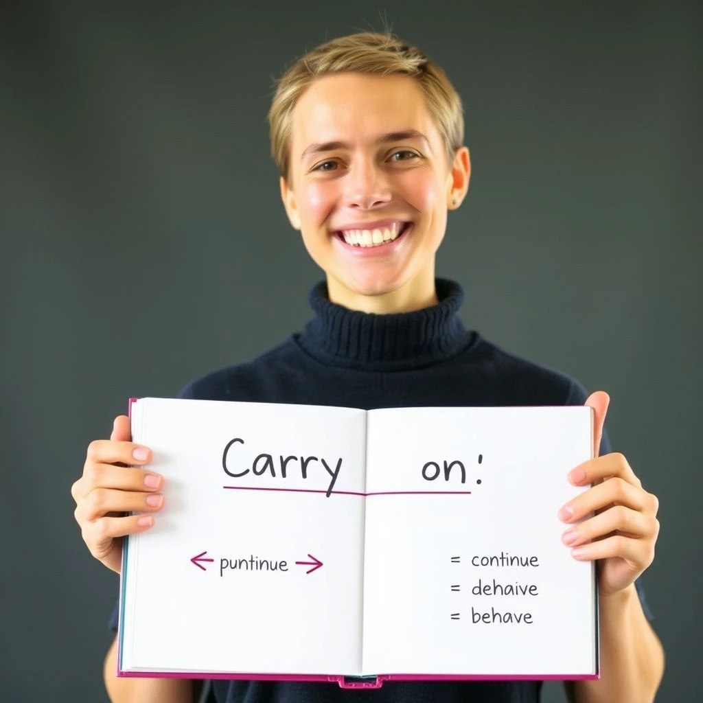 Hiểu về Cụm động từ Carry on Nghĩa và cách dùng trong tiếng Anh