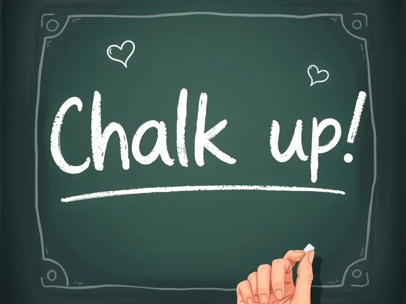 Understanding the meanings of the phrasal verb Chalk up