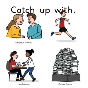 Hiểu Rõ Động Từ Ghép 'Catch up with' Và Cách Sử Dụng Chính Xác