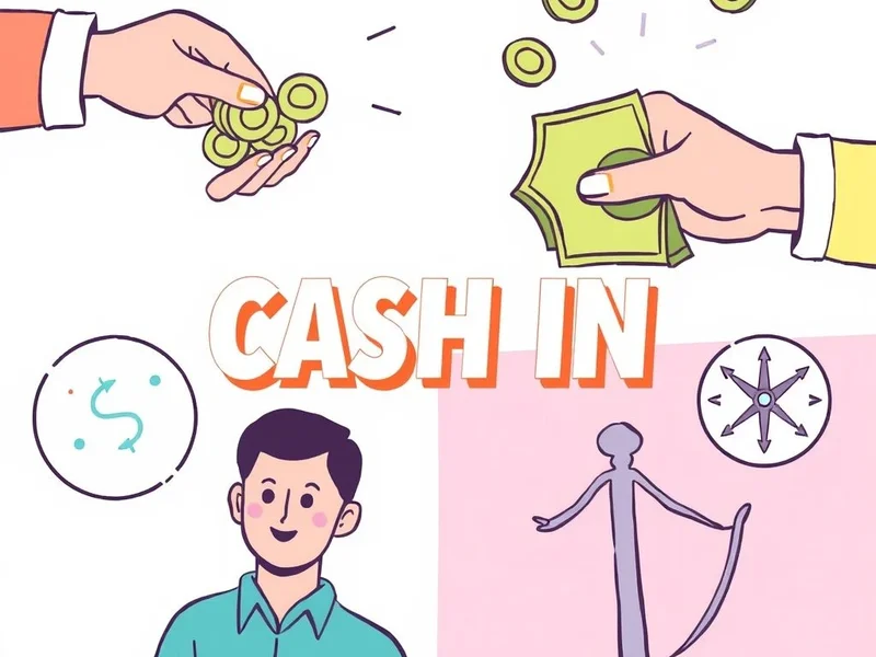 Guide to using the phrasal verb Cash In
