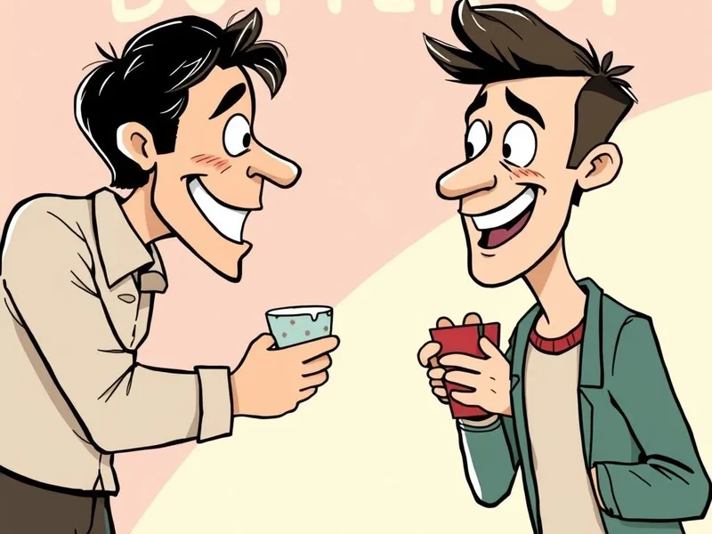 Image showing someone trying to butter up another person with compliments