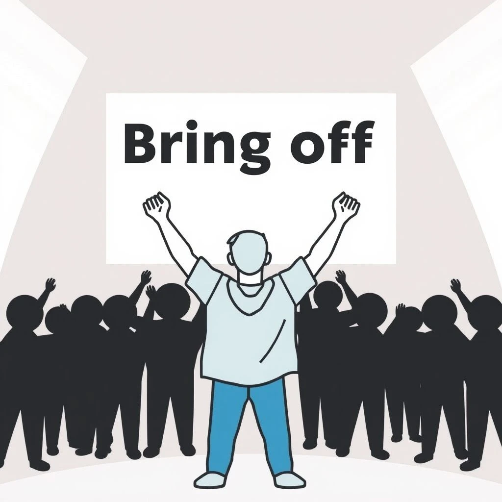 Bring Off Significado y Uso del Phrasal Verb En Español