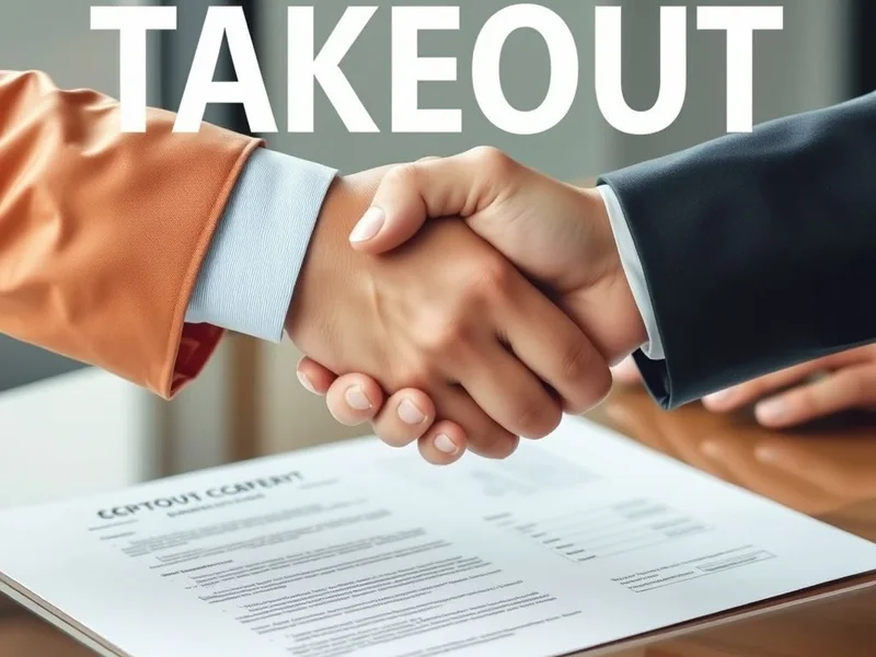 Image showing a handshake over a contract, symbolizing how to buy out a company