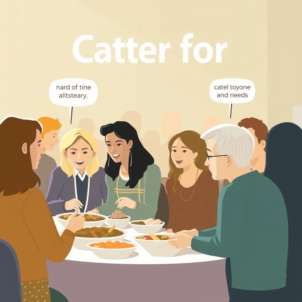 Tìm hiểu Cụm động từ Cater for Cách Sử dụng Chính xác