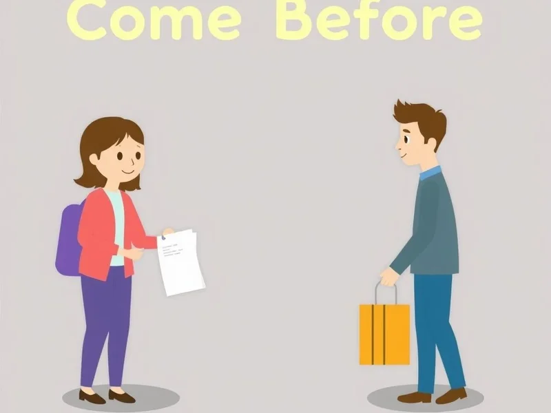 Understanding the Phrasal Verb Come Before