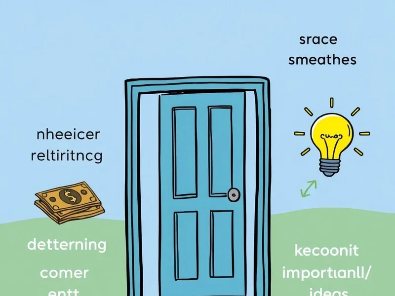 Image illustrating various meanings of the phrasal verb come into