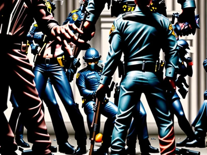 Image showing authority figures or rules being enforced, illustrating the concept of "crack down"