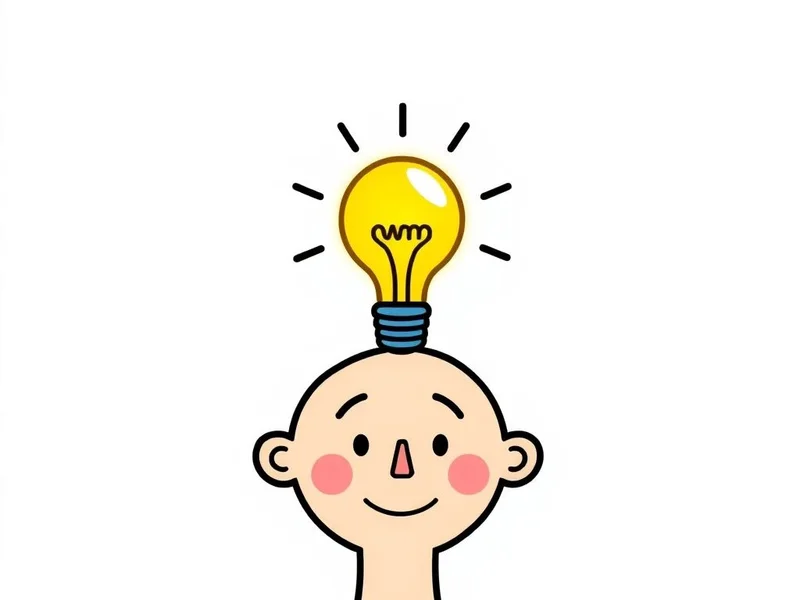 Imagem ilustrando uma pessoa tendo uma ideia, representando como come up with soluções