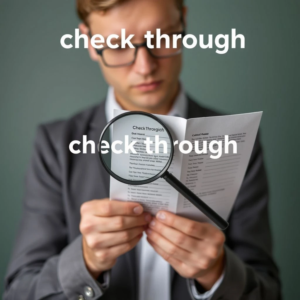 Domine o Phrasal Verb Check through Guia Completo em Português