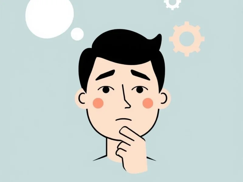 Person thinking to illustrate the phrasal verb chew over