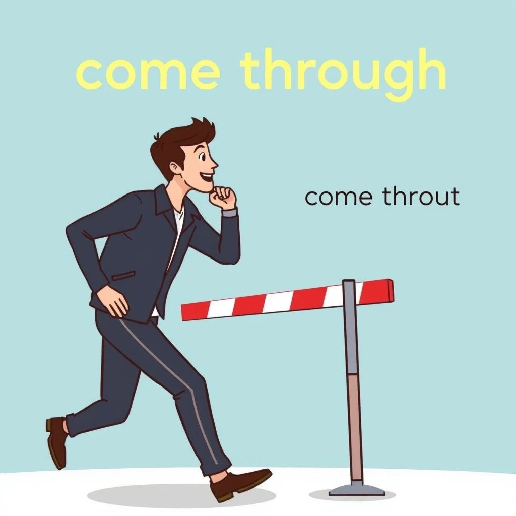Tìm hiểu Cụm động từ tiếng Anh Come Through Ý nghĩa và Cách Dùng