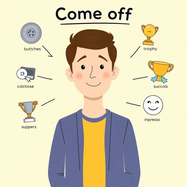 Entendendo o phrasal verb Come off em frases em inglês