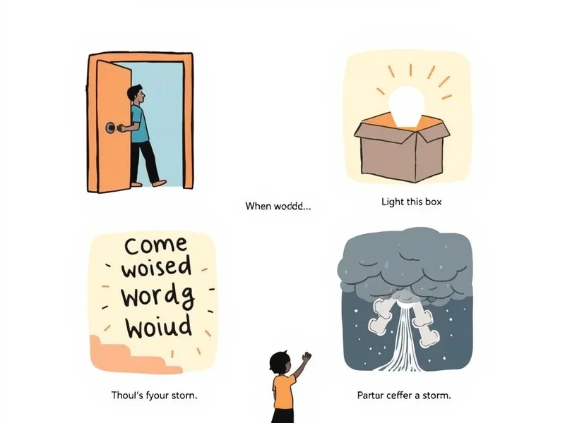 Image illustrating the concept of "Come out of"