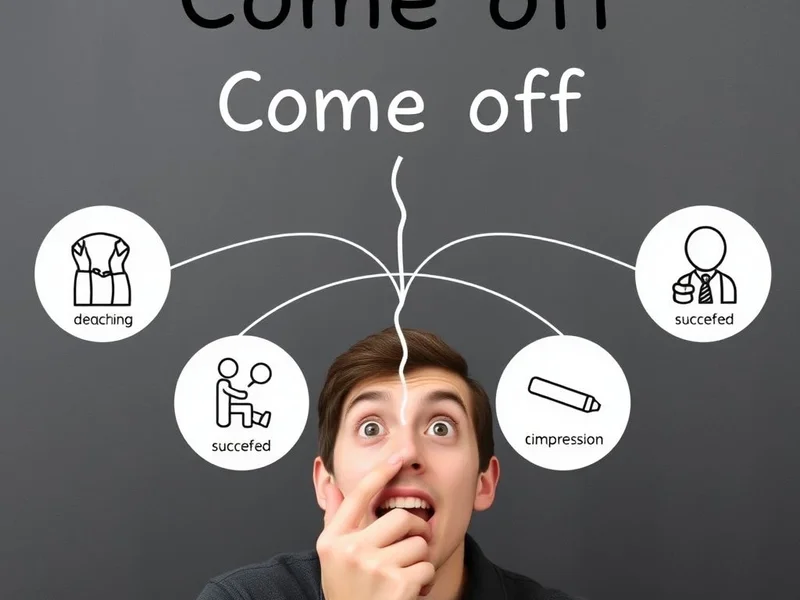 Understanding the phrasal verb Come off in English sentences