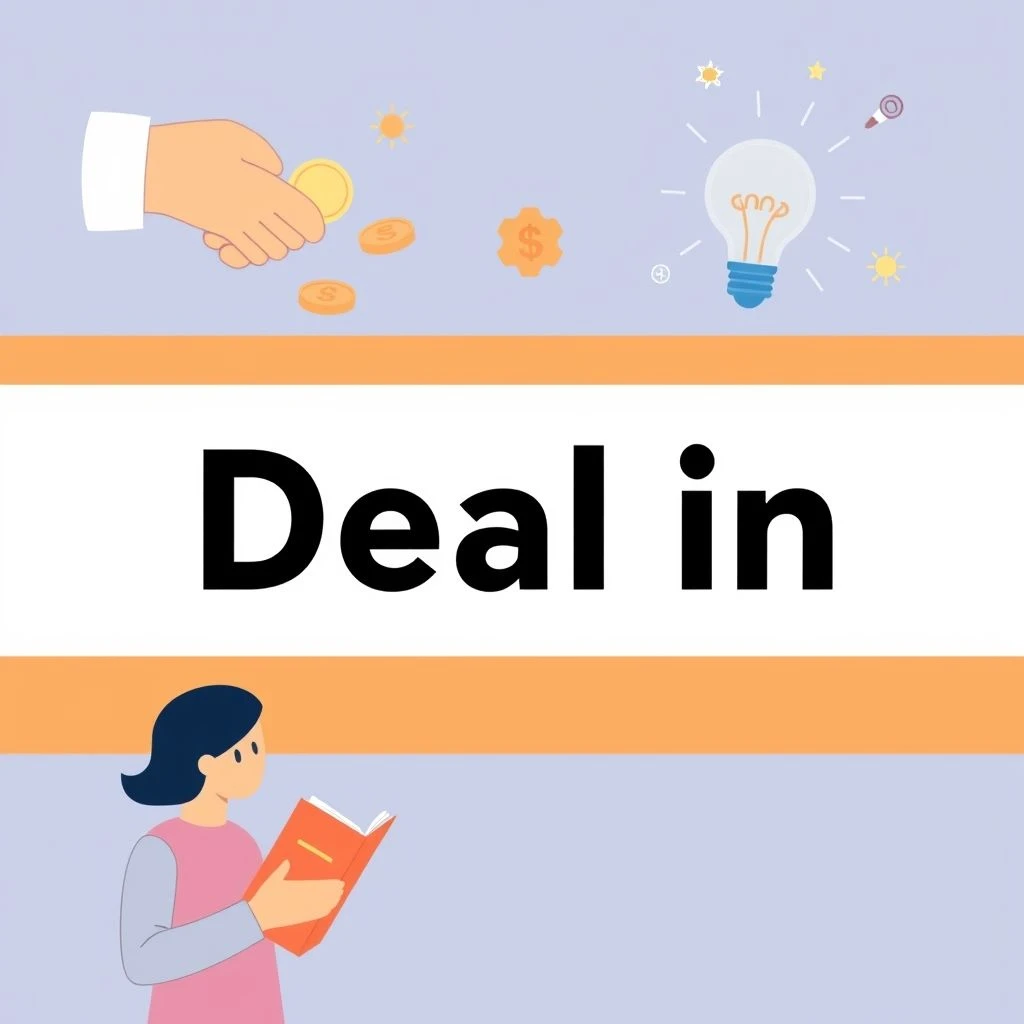 Nắm Vững Cụm Động Từ Deal in Hiểu Nghĩa Và Cách Dùng
