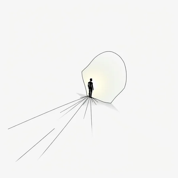 Image illustrating the concept of "Come out of"