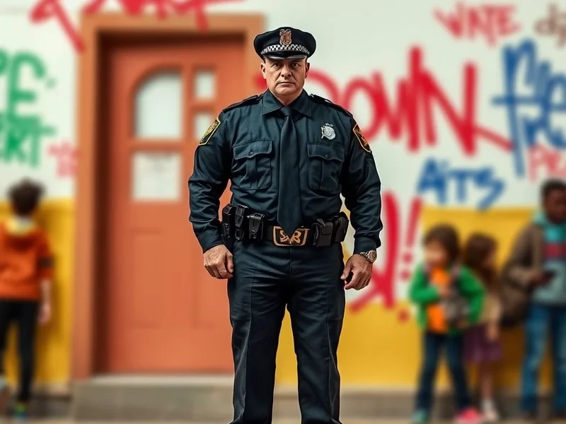 Image showing authority figures or rules being enforced, illustrating the concept of "crack down"