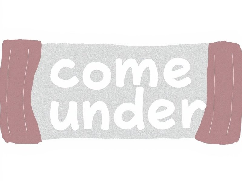 Image showing situations where someone might "come under" scrutiny or attack, featuring the phrasal verb "Come under"