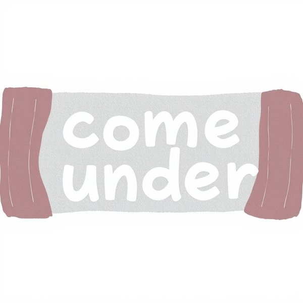 Image showing situations where someone might "come under" scrutiny or attack, featuring the phrasal verb "Come under"