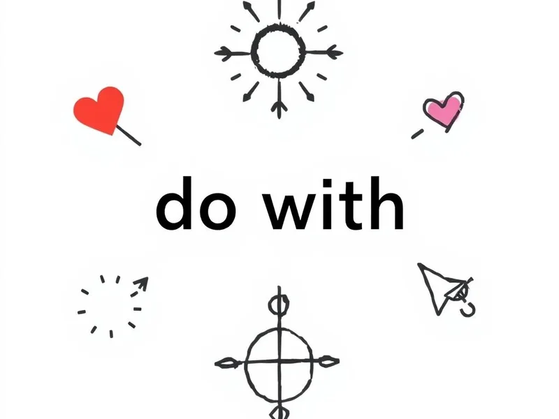 Understanding the Phrasal Verb 'Do With'