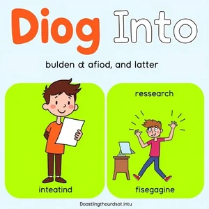 Phrasal Verb Dig Into Compreenda Significado e Uso