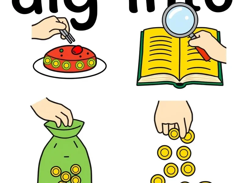 Người sẵn sàng đào sâu vào một cuốn sách A person keenly reading a book, illustrating the concept of 'dig into' research.