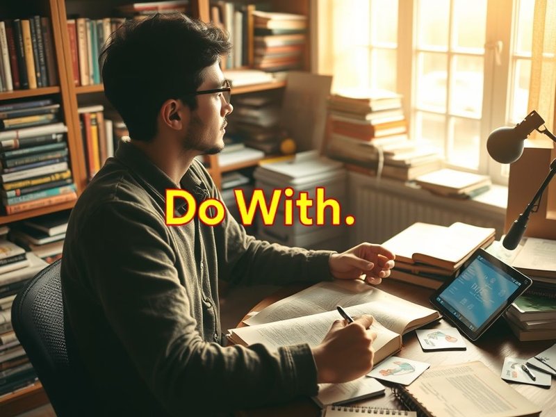 Understanding the Phrasal Verb 'Do With'