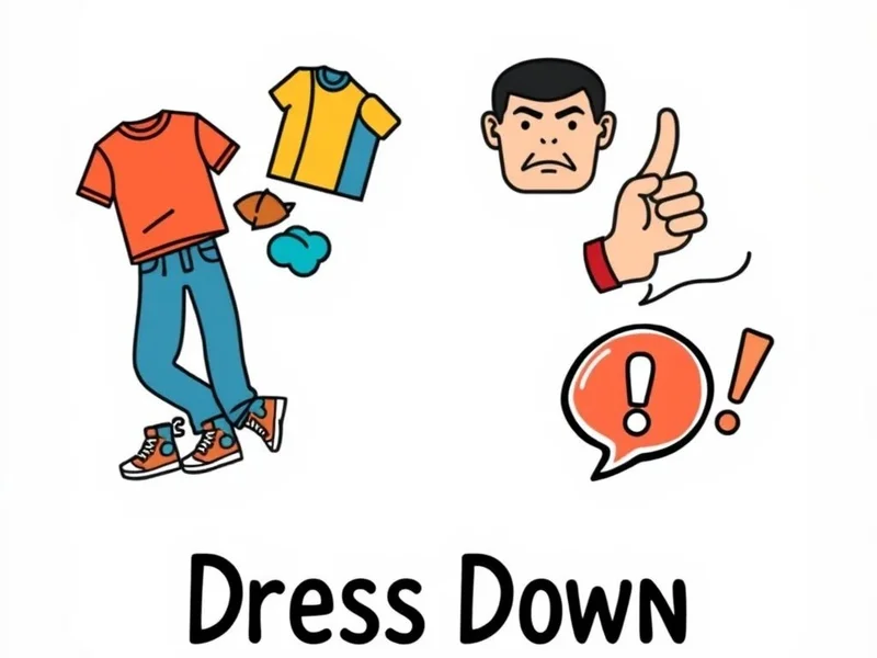 Hiểu về cụm động từ Dress down và các nghĩa của nó