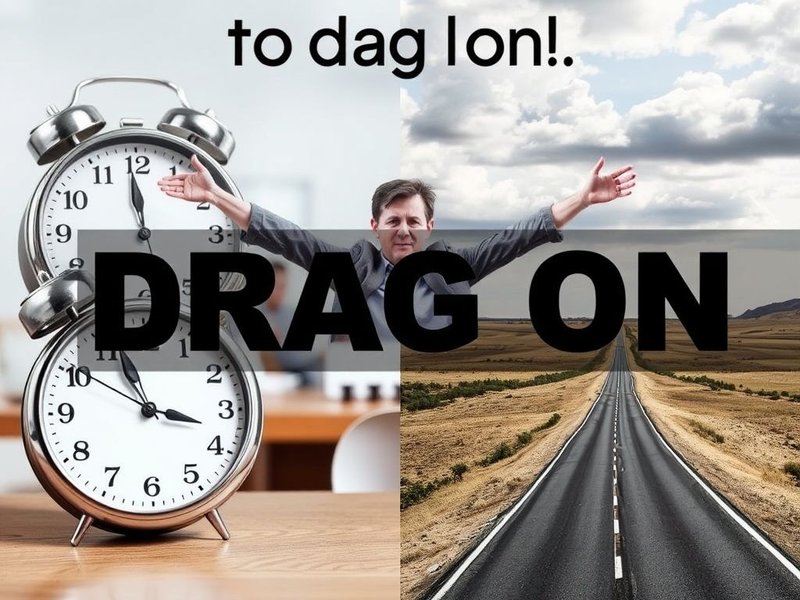 Image title: Understanding the Phrasal Verb Drag On