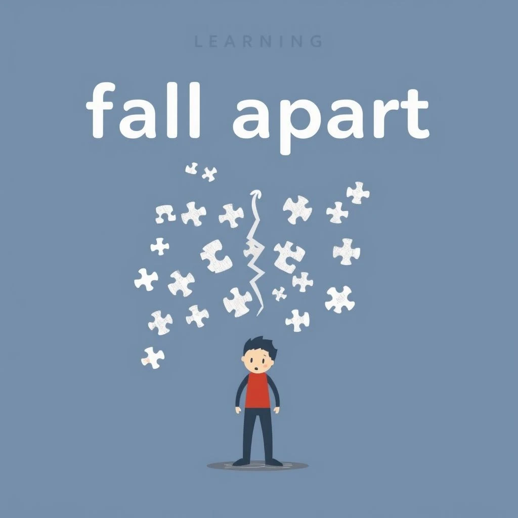 Phrasal Verb Fall Apart Guia Completo de Uso Correto