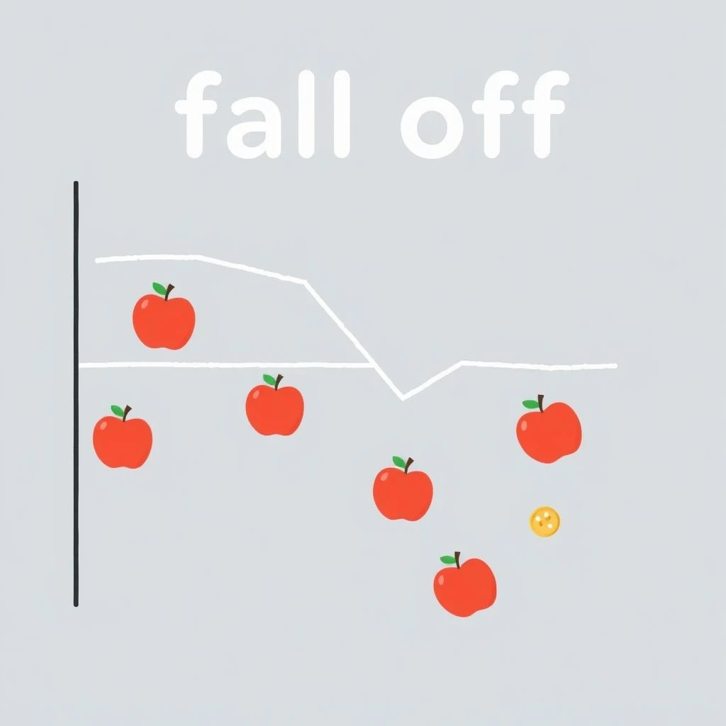Hiểu về Cụm động từ tiếng Anh Cách sử dụng 'Fall Off' một cách chính xác
