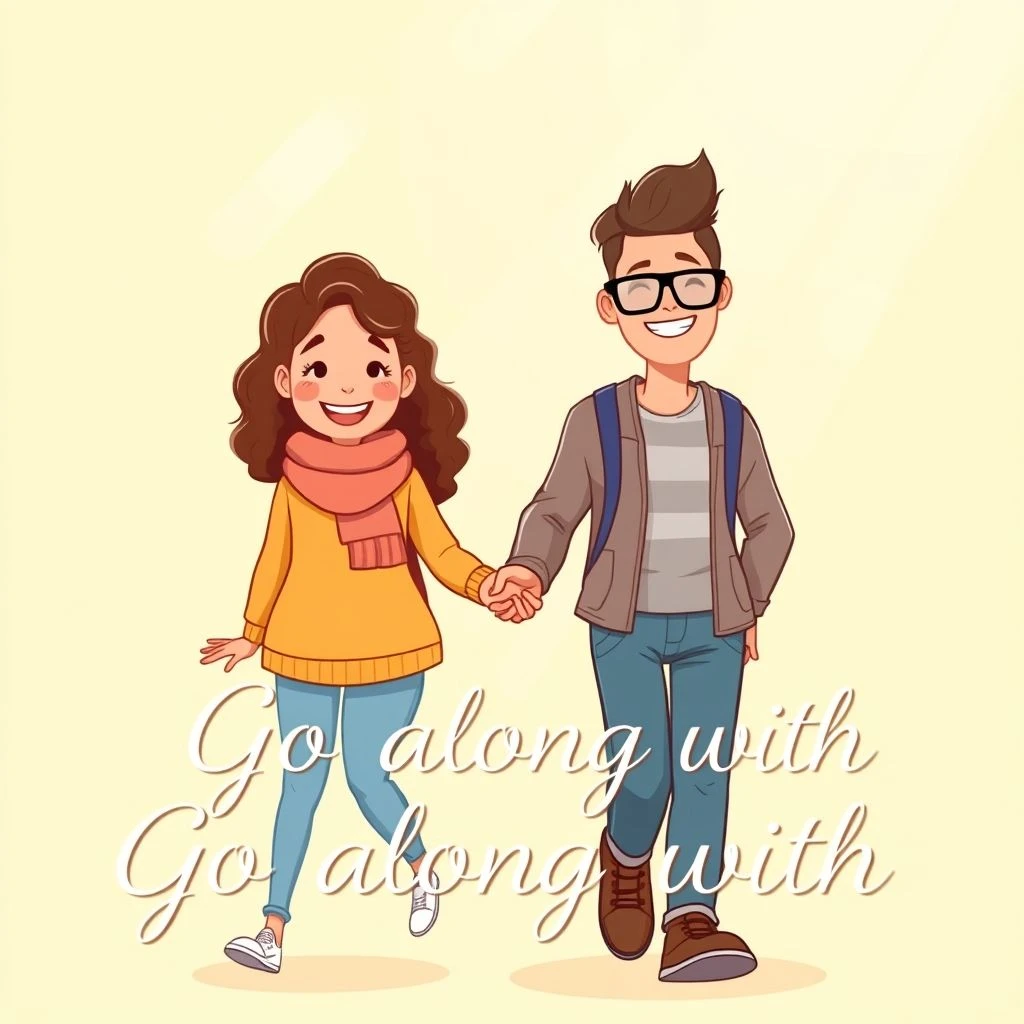 Entendendo e Usando Go along with o Verbo Frasal em Inglês