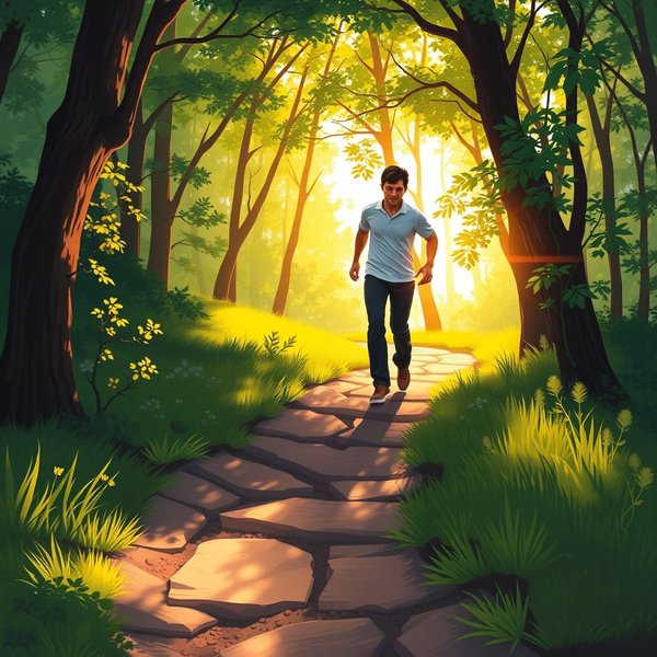 Image showing a person moving forward or achieving a goal, with the text "Understanding the Phrasal Verb Get ahead"