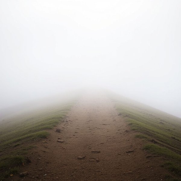 Image showing a path gradually disappearing, titled: Understanding Faze Out