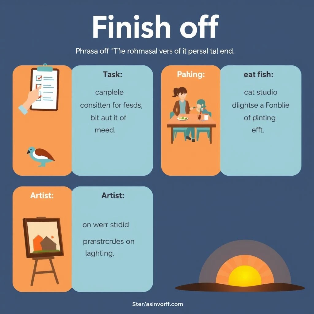 Compreendendo Finish off Phrasal Verb para Fluência em Inglês