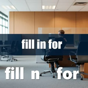 Compreendendo o Phrasal Verb em Inglês Como Usar Fill in for Corretamente