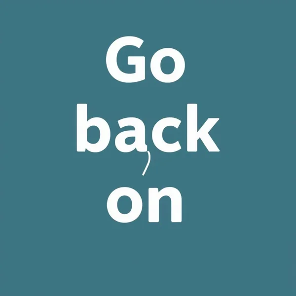 Understanding the phrasal verb go back on